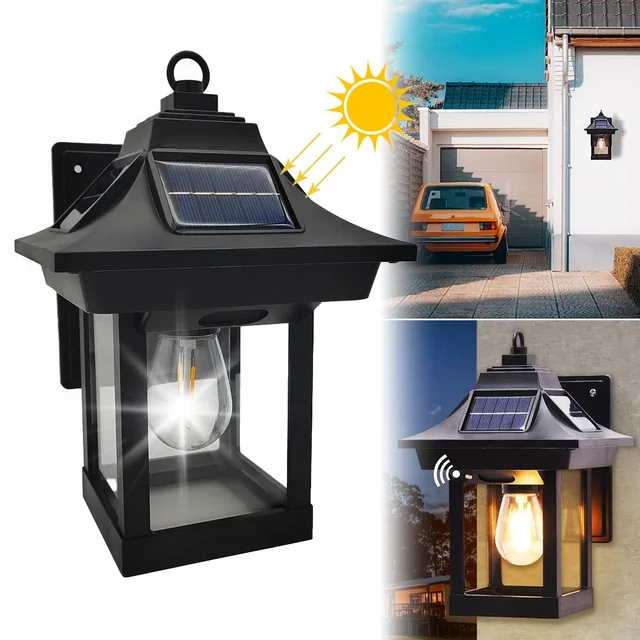 Lâmpada solar LED luminária de parede P60168