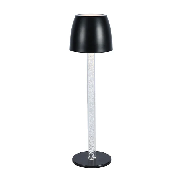 Lampade da tavolo - Lampade da tavolo ricaricabili - IP20 - Nero - 3 Watt - 310 Lumen - 3000K