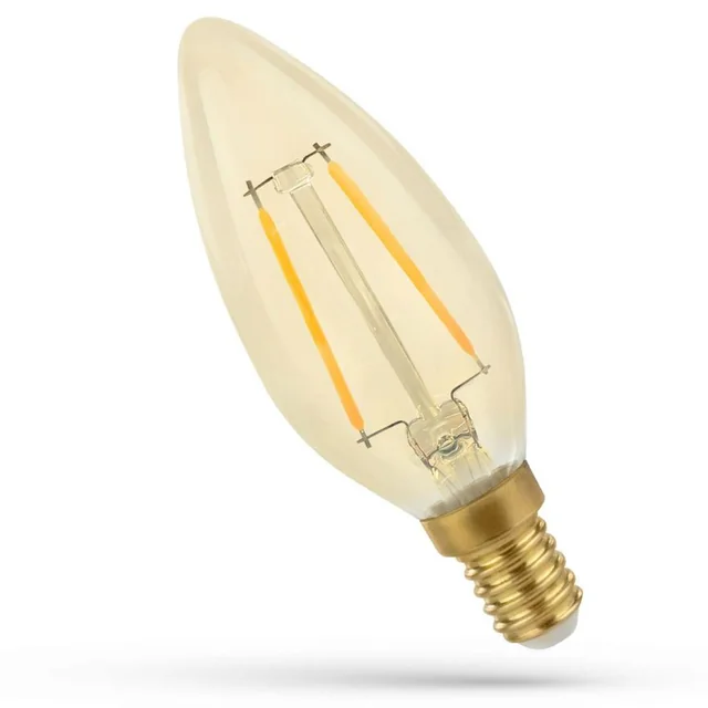 Lampadina LED calda E-14 230V 5W Edison 14458