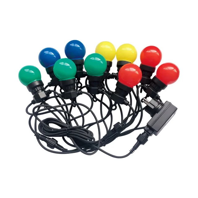 Lampadine LED per luci a stringa - DC:24V - IP44 - 300 Lumen - RGB+Giallo