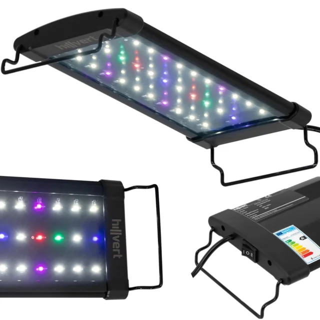 Lámpara de iluminación LED para crecimiento de plantas acuario espectro completo 33 diodos 27 cm 6 W