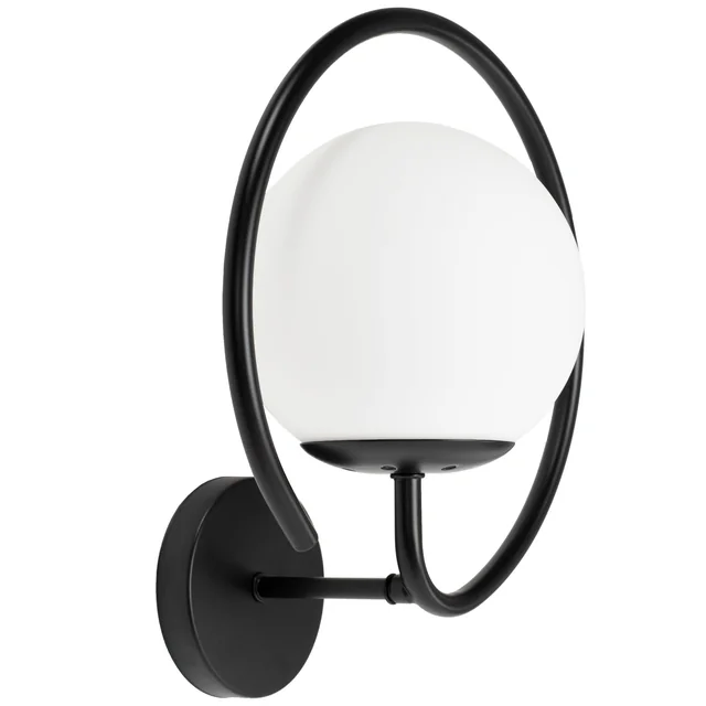 LÁMPARA DE PARED, LÁMPARA DE PARED APP1152-1W Negro