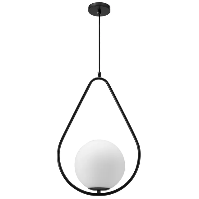 Lámpara de techo tipo loft moderna APP938-1CP Negro