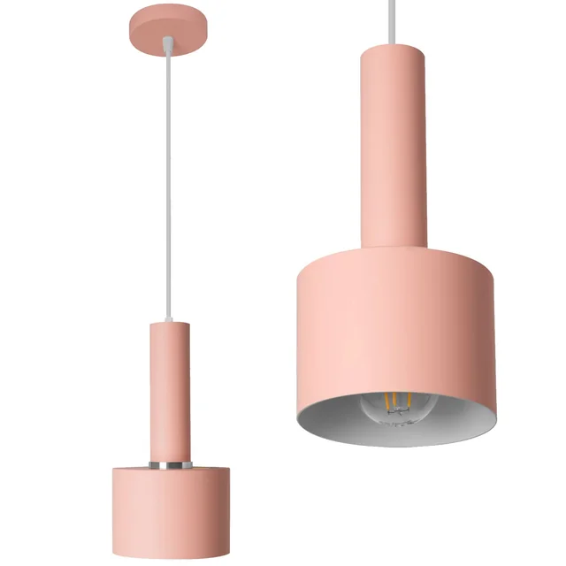 Lampe à suspension OSTI B APP119-1CP ROSE POUDRE