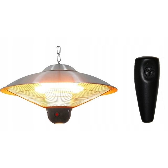 Lampe chauffante LED suspendue professionnelle avec télécommande 17m2 Stalgast 692310