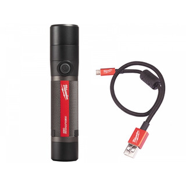 Lampe de poche à batterie L4FMLED-301 Milwaukee 4 V | 1100 lumens | 1 x 3 Ah batterie + chargeur