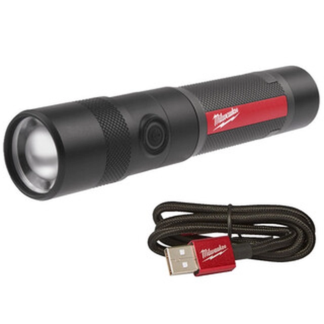 Lampe de poche à batterie L4TMLED-301 Milwaukee 4 V | 1100 lumens | 2 x 3 Ah batterie + chargeur