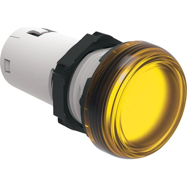 Lampe de signalisation LED Lovato Electric, monobloc jaune 24V AC / DC (LPMLB5)