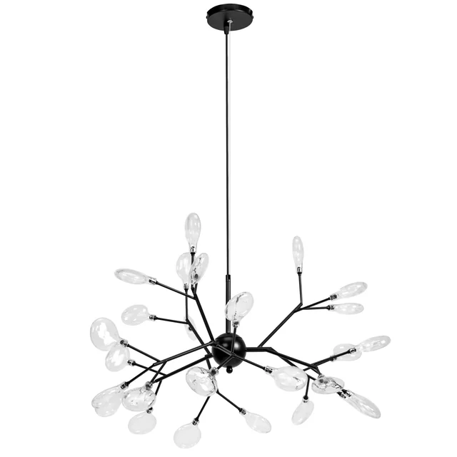 Lampe suspendue arbre 27 APP590-CP Noir