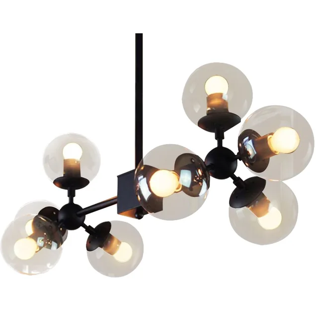 Lampe suspendue au plafond 8 boules APP269-8C