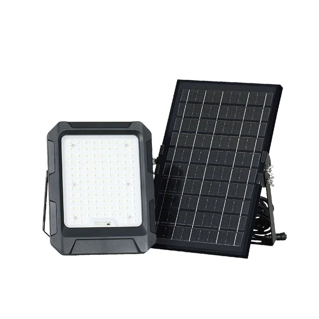 Lampes solaires - Projecteurs solaires - IP65 - Noir - 1000 Lumens - 4000K