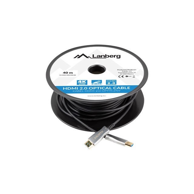Lanberg HDMI кабел M/M v2.0 40m черен
