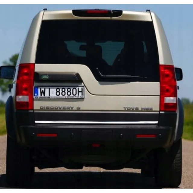 LAND ROVER DISCOVERY III, IV CHROME STRIP op het deksel