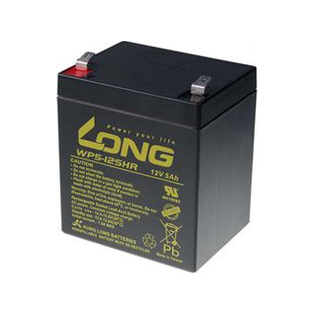 Lange Batterie 12V/5Ah (PBLO-12V005-F2AH)