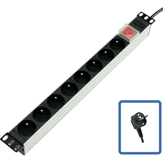 Lanview Lanview TUPS031 Distributeur d'alimentation PDU Noir