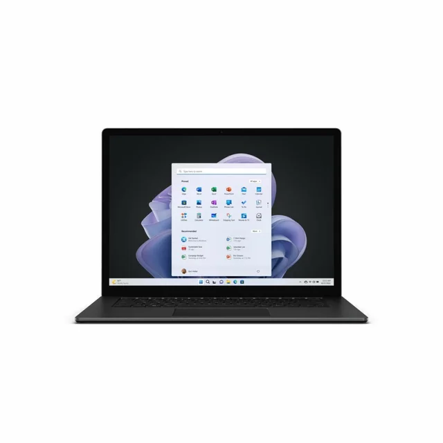 Laptop Microsoft Surface-laptop 5 Qwerty Spaans 15&quot; Intel Core I7-1255U 8 GB RAM 256 GB 512 GB SSD