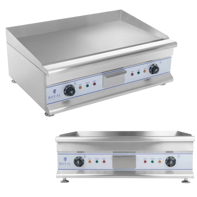 Large double electric grill 230V 75cm