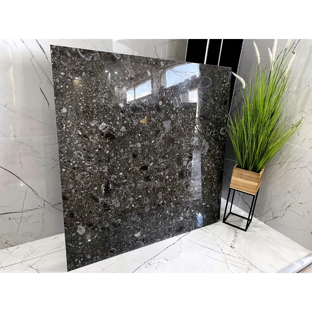 Large polished slabs like CONCRETE GRAPHITE stoneware 120x120 HIGH GLOSS Cheap