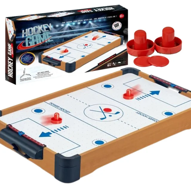 LARGE TABLE HOCKEY HOCKEY AIR WOODEN TABLE FOR THE GAME OF CYMBER