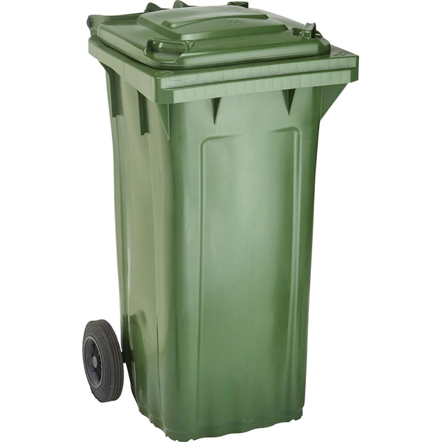 Large waste bin WAVE 120-l plasticgreen