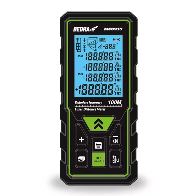 LASER-Entfernungsmesser 100M DEDRA MC0935, Laser-Entfernungsmesser für Zuhause, Laser-Entfernungsmesser, Messgerät, Lasermessung