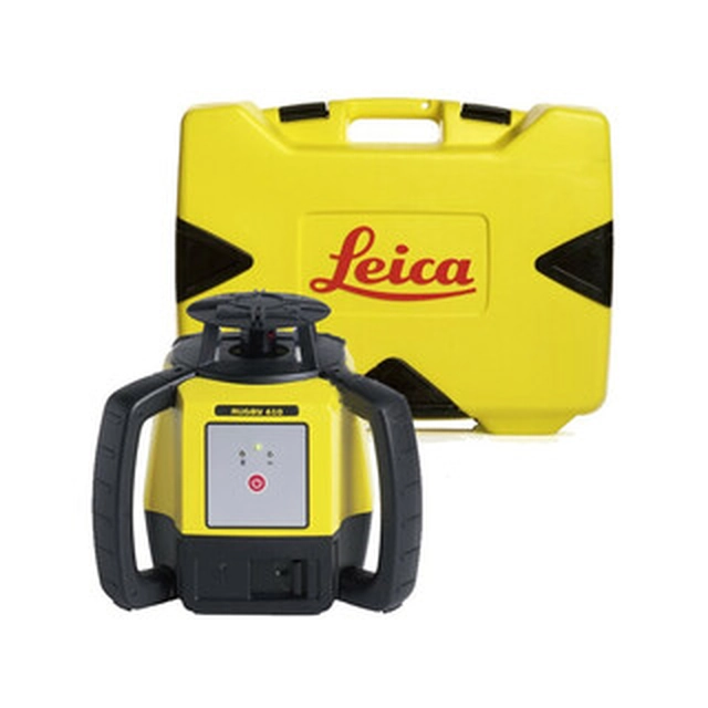 Laser giratório Leica Rugby 610 Alcance: 0 - 300 m | Sem bateria e carregador | Em uma mala