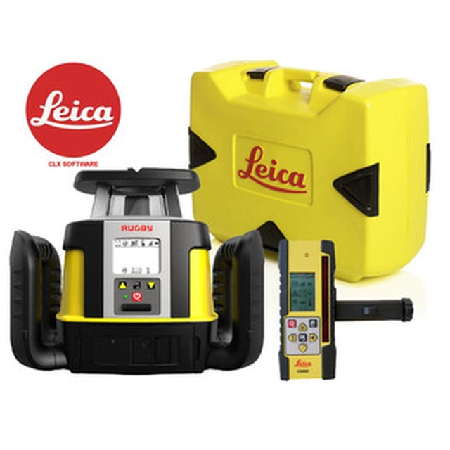 Láser giratorio Leica Rugby CLA-ctive Radio efectivo: 0 - 675 m | Con batería y cargador | en una maleta
