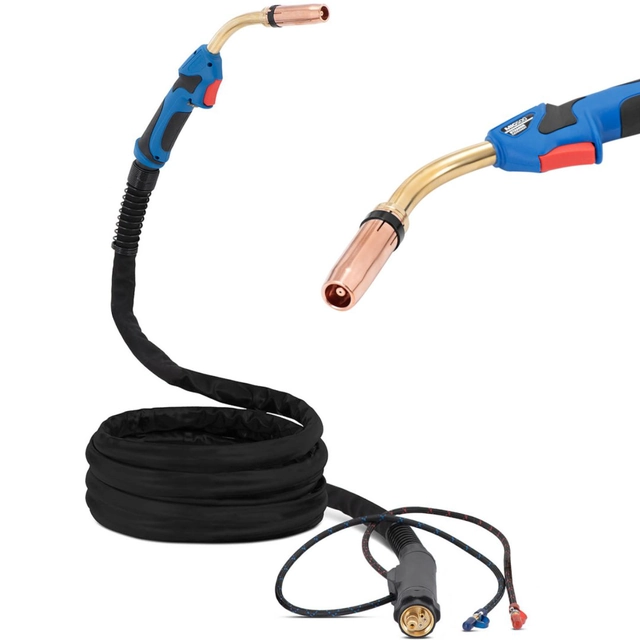 Lastoorts met kabel voor een migomat met waterkoeling MIG MAG 3 mx 16 mm2