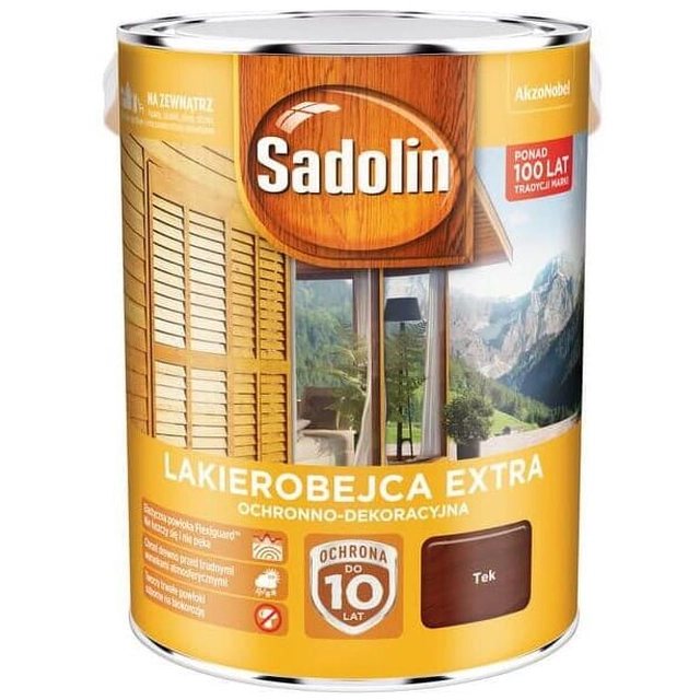 Lasure pour bois Sadolin Extra tek 2,5 l