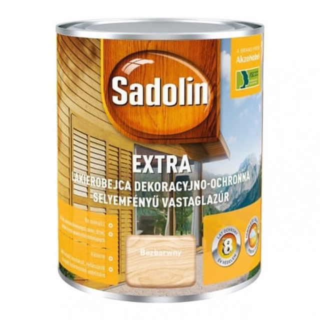 Lasure vernis pour bois Sadolin Extra, incolore 5L