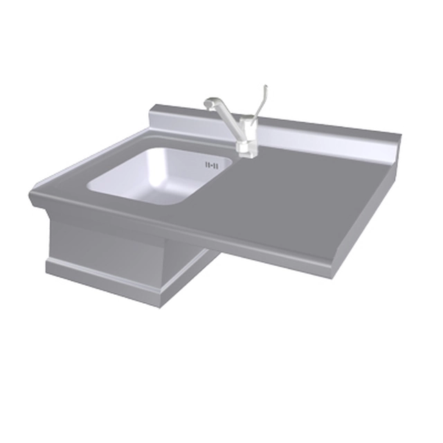 LAT - 610DX ﻿﻿Sink with tap and plate on the left side