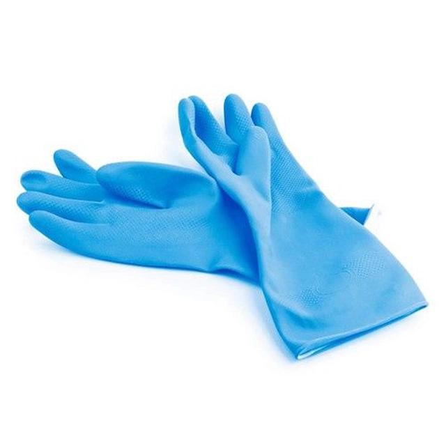 Latex cleaning gloves