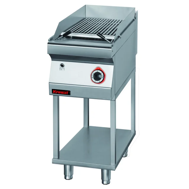 Láva Grill 400 Mm 7kW Kromet csontvázon 700.Ogl-400.T