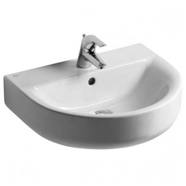 Lavabo con foro per rubinetto Ideal Standard Connect 70cm E774101