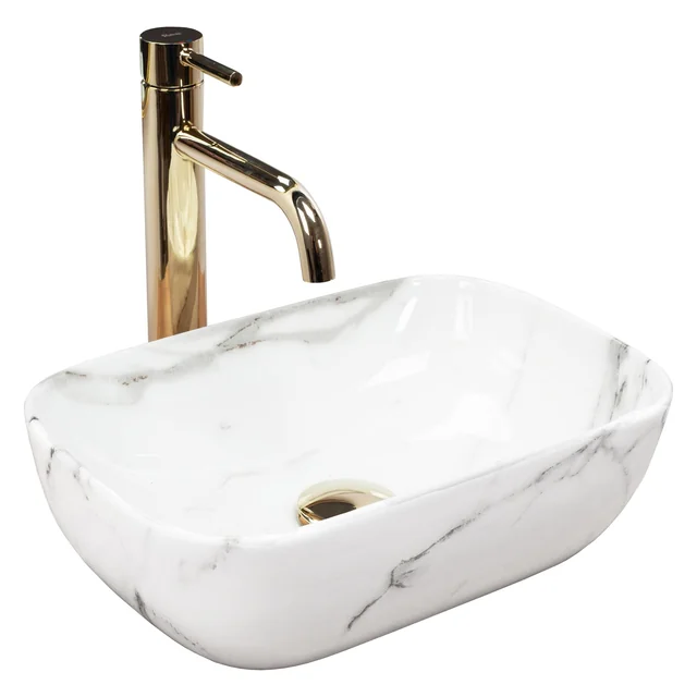 Lavabo da appoggio REA Belinda Mini Shiny Aiax