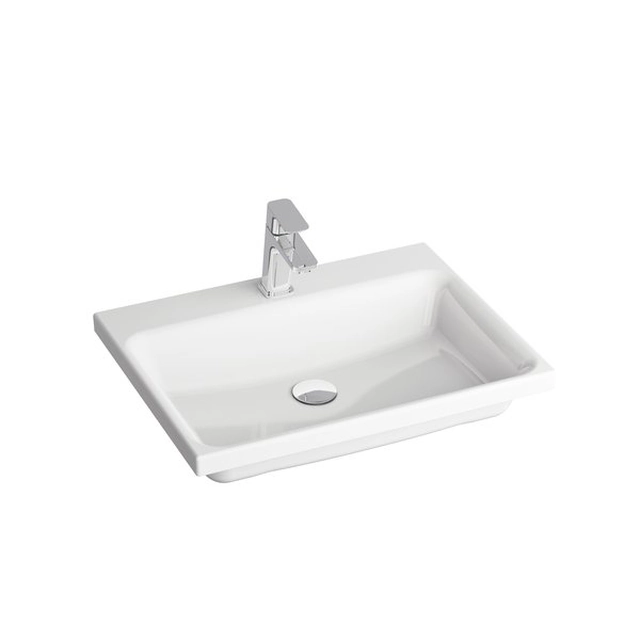 Lavabo de cerámica Ravak Comfort, 600 blanco