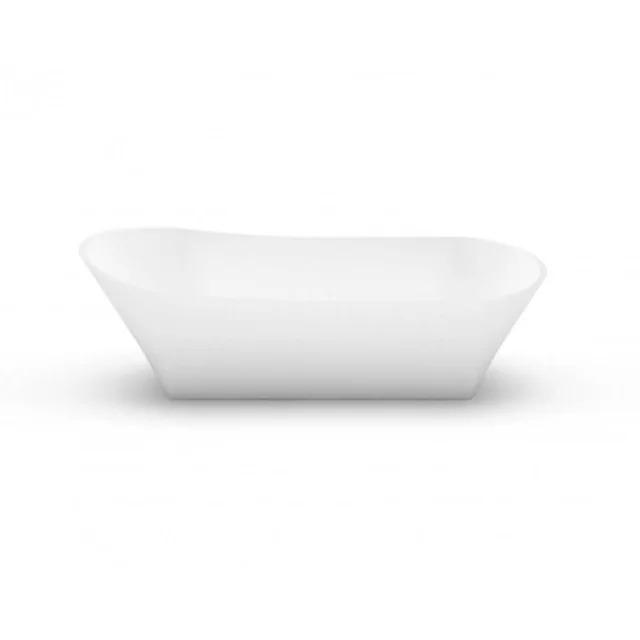 Lavabo de piedra Aura Calipso 1, 62x27 cm, blanco