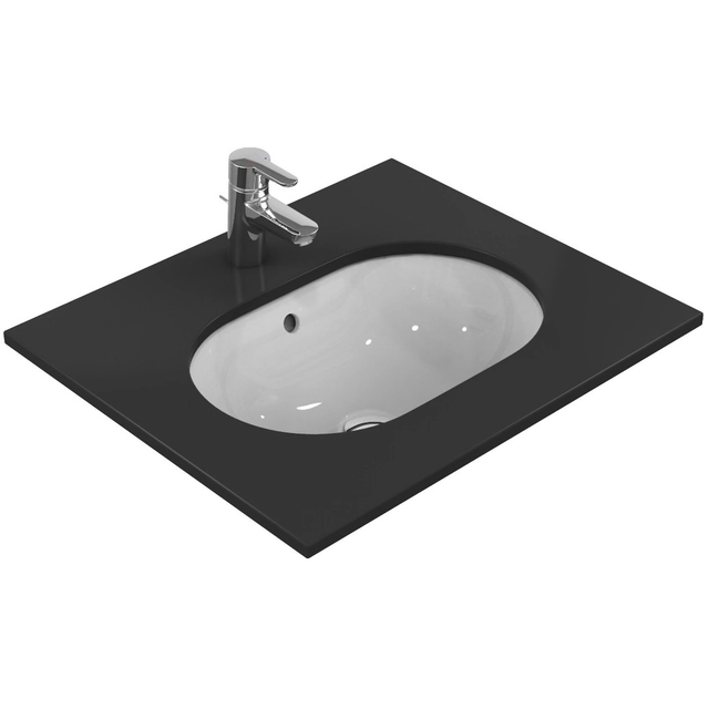 Lavabo empotrado Ideal Standard Connect, ovalado, bajo encimera, 55x38 cm