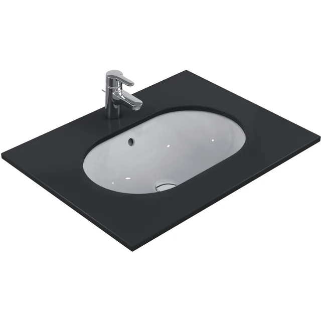 Lavabo empotrado Ideal Standard Connect, ovalado, bajo encimera, 62x41 cm