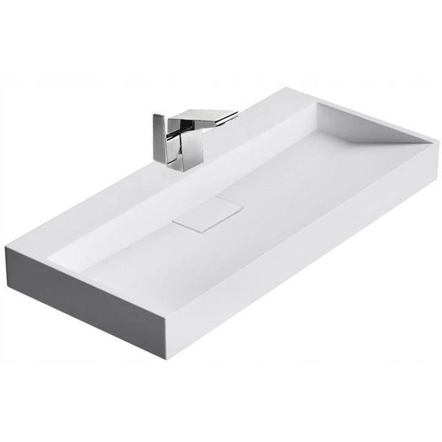 Lavabo en conglomérat Rea Goya 70 700x460x100 mm- 5% REMISE supplémentaire avec le code REA5