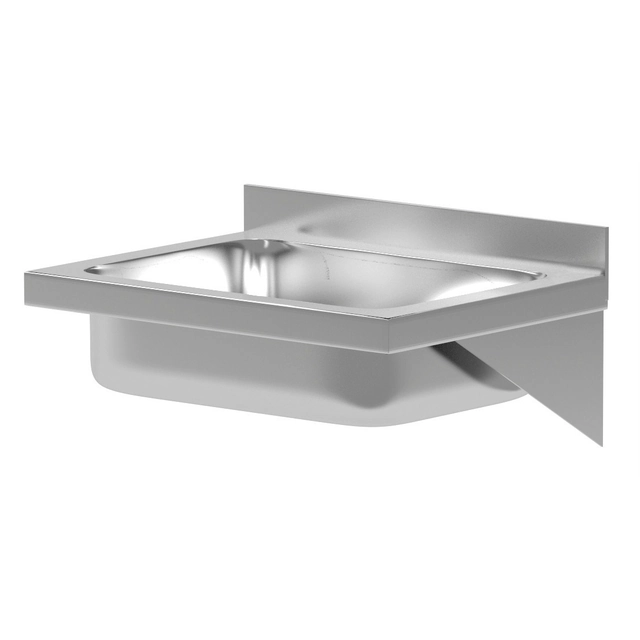 Lavabo en inox, non construit 40x29,5 Polgast 201403