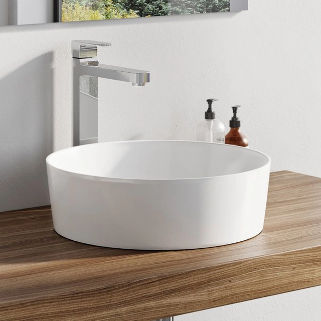 Lavabo freestanding in ceramica Ravak Uni, 40 cm