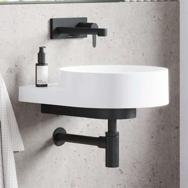 Lavabo in ceramica Ravak Yard, 400 bianco, senza foro