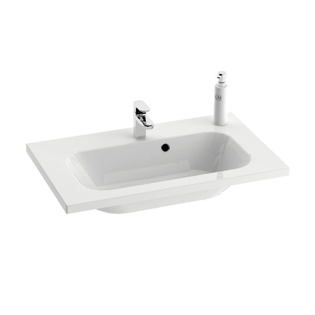 Lavabo in fusione Ravak Cromo, 60 cm con troppopieno