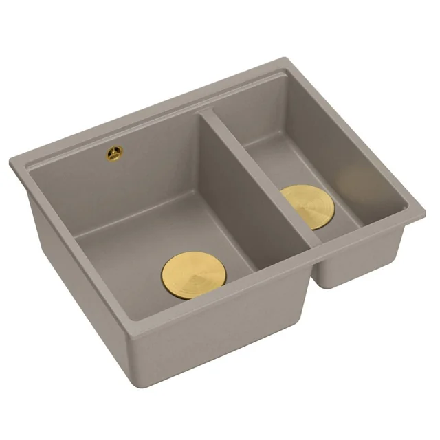 Lavabo in granito Logan 150 Beige