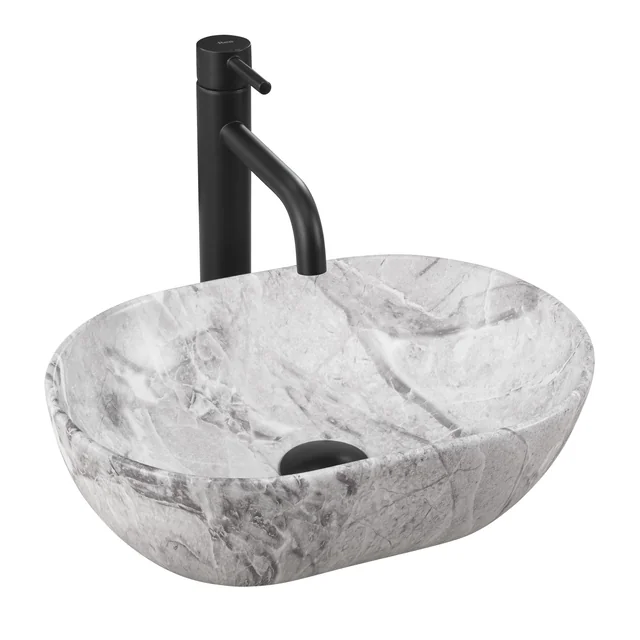 Lavabo sobre encimera Rea AMELIA MINI STONE MATT