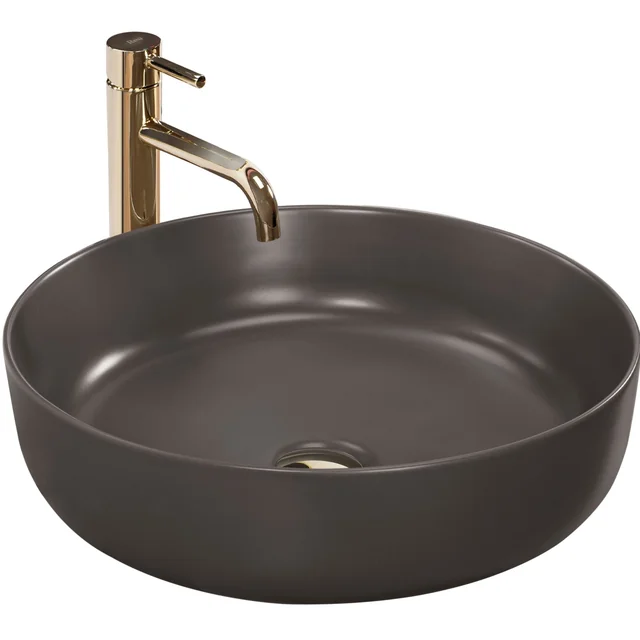 Lavabo sobre encimera Rea Elma Warm Grey Matt