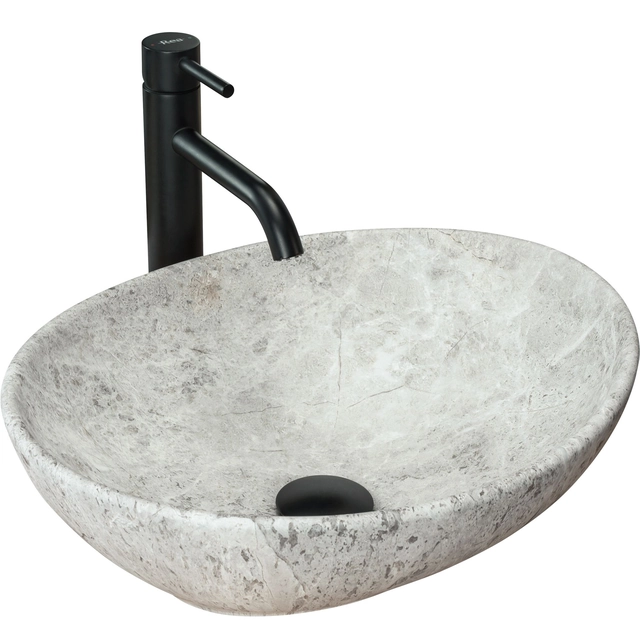 Lavabo sobre encimera Rea Sofia Light Stone