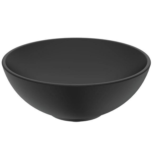 Lavabo sur pied Ideal Standard Strada O, Ø41 cm rond, Silk Blak noir mat