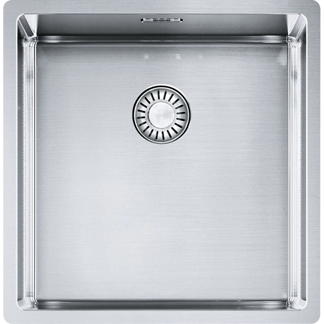 Lavello in acciaio inox Franke Box, valvola manuale BXX 210/110-40,.